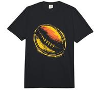 Dibujo de un balón de Rugby Comfort Colors Adult Heavyweight T-Shirt