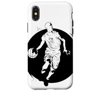 Dibujo de un chico de baloncesto Carcasa para iPhone X/XS