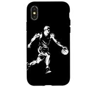 Dibujo de un Chico de Baloncesto Carcasa para iPhone X/XS