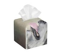 Dibujo de un Perro Malamute de Alaska,Dispensador de pañuelos, Funda para Caja de pañuelos, dispensador de pañuelos