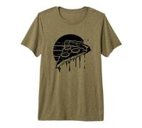 Dibujo de un trozo de Pizza Camiseta Premium