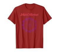 Dibujo del círculo de los quintos de John Coltrane Camiseta, Hombre, Arándano, S
