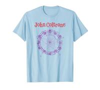 Dibujo del círculo de los quintos de John Coltrane Camiseta, Hombre, Azul Bebé, S