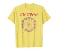 Dibujo del círculo de los quintos de John Coltrane Camiseta, Hombre, Limón, S