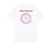 Dibujo del círculo de los quintos de John Coltrane Camiseta, Hombre Tallas Grandes, Blanco, 3X Alto