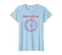 Dibujo del círculo de los quintos de John Coltrane Camiseta, Mujer, Azul Bebé, S