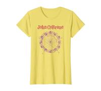 Dibujo del círculo de los quintos de John Coltrane Camiseta, Mujer, Limón, S