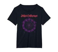 Dibujo del círculo de los quintos de John Coltrane Camiseta, Mujer Tallas Grandes, Negro, 2XL Grande