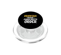 Dibujo Donde el Caos se Encuentra con el Orden PopSockets PopGrip para MagSafe