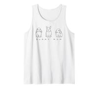 Dibujo Lineal Bunny Mom Cute Lop Rabbit Holland Lop Rabbit Mom Camiseta sin Mangas