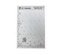 DIBUJO PARA BORDAR A CADENETA MANTELETA DE INDUMENTARIA VALENCIANA FALLERA 02