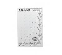 DIBUJO PARA BORDAR A CADENETA MANTELETA DE INDUMENTARIA VALENCIANA FALLERA 05