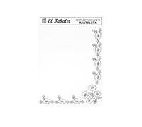 DIBUJO PARA BORDAR A CADENETA MANTELETA DE INDUMENTARIA VALENCIANA FALLERA 14