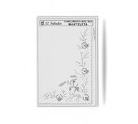 DIBUJO PARA BORDAR A CADENETA MANTELETA DE INDUMENTARIA VALENCIANA FALLERA 6B