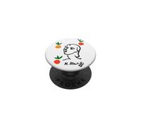 Dibujo Recortado de Frutas cítricas de Verano de Matisse PopSockets PopGrip Adhesivo
