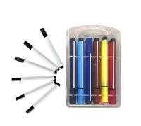 Dibujo Robot Marker Set - 9x0.39x0.9cm - 150g - Plumas de Reemplazo Universal Smooth - 18 Pack Colorful Painting Robot Accessories - Herramienta de Arte Creativo Niños Preescolar Kindergarten
