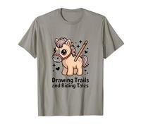 Dibujo Senderos Y Montar Cuentos Lindo Pony Horse Camiseta