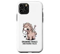 Dibujo Senderos Y Montar Cuentos Lindo Pony Horse Carcasa para iPhone 11 Pro