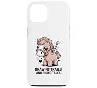Dibujo Senderos Y Montar Cuentos Lindo Pony Horse Carcasa para iPhone 13