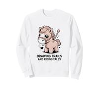 Dibujo Senderos Y Montar Cuentos Lindo Pony Horse Sudadera