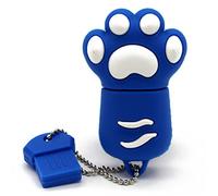 Dibujos Animados 64 GB Lindo Gato rasguño USB Flash Drive 4Gb 8 GB USB Memory Stick 16 GB Thumb Drive 32 GB Blue Pendrive USB 2.0 USB Stick