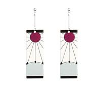 Dibujos animados acrílicos pendientes colgantes clásicos para mujer hombre Demon Slayer Blade of Ghost Cosplay pendientes joyas accesorios regalo