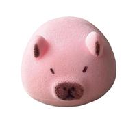 Dibujos animados Bath Sponge, Lindo Shower Ball, Body Exfoliator Accessories, Animal Shape Soft Capybara Design Gentle Sturdy for Kids and Adults, 4,92 x 3,94 pulgadas