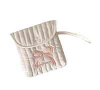 Dibujos animados bordados arcos menstruales bolsa de almacenamiento mujer accesorios bolsa de almacenamiento cosméticos organizados dibujos animados arcos bordado bolsas menstruales, E