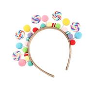 Dibujos animados Candy Plan - Pinza para el pelo femenina suave con cuentas acrílicas, accesorios seguros para jóvenes, diadema brillante para niñas