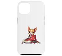 Dibujos animados chihuahua en un diseño de ilustración de zapatilla Carcasa para iPhone 13