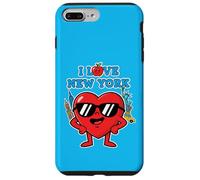 Dibujos Animados Corazón Rojo Divertido I Love New York Carcasa para iPhone 7 Plus/8 Plus