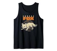Dibujos Animados Corsac Fox Raza Animal Amante Lindo Zorros Camiseta sin Mangas