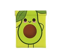 Dibujos Animados de Aguacate, Squeeze Top Wallet Bolsa de Almacenamiento para Mujer Monedero pequeño Bolsa de Cambio
