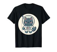 Dibujos Animados de Gato Astronauta Kawaii Camiseta