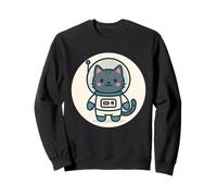 Dibujos Animados de Gato Astronauta Kawaii Sudadera