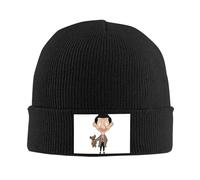 Dibujos Animados de Mr Bean: Gorra de Punto de Punto cálida, Gorro de Punto, Gorros de Calaveras, Gorros de Hip Hop, para Unisex