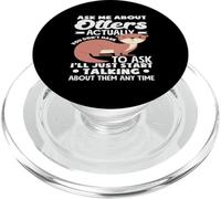 Dibujos Animados de Nutria Marina Hablo de nutrias PopSockets PopGrip para MagSafe