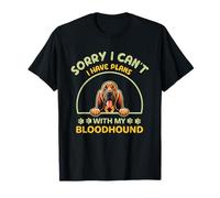 Dibujos Animados de Perro Lo Siento, no Puedo. Tener Planes con mi Sabueso Camiseta
