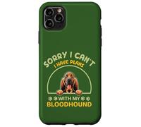 Dibujos Animados de Perro Lo Siento, no Puedo. Tener Planes con mi Sabueso Carcasa para iPhone 11 Pro MAX