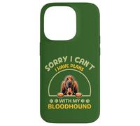 Dibujos Animados de Perro Lo Siento, no Puedo. Tener Planes con mi Sabueso Carcasa para iPhone 14 Pro