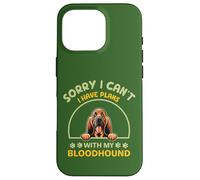 Dibujos Animados de Perro Lo Siento, no Puedo. Tener Planes con mi Sabueso Carcasa para iPhone 16 Pro