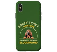 Dibujos Animados de Perro Lo Siento, no Puedo. Tener Planes con mi Sabueso Carcasa para iPhone X/XS
