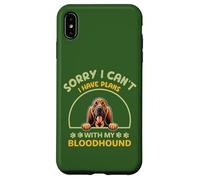 Dibujos Animados de Perro Lo Siento, no Puedo. Tener Planes con mi Sabueso Carcasa para iPhone XS MAX