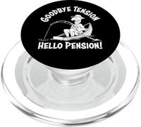 Dibujos Animados de Pesca de Goodbye Tension Hello Pension PopSockets PopGrip para MagSafe
