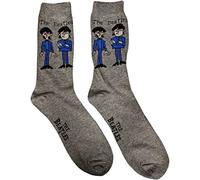 Dibujos animados de pie gris señoras calcetines tamaño 4 - 7