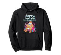 Dibujos Animados de Sorry I Can't Stay Fat Cat Needs Food Pop Art Sudadera con Capucha