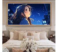 Dibujos Animados Diamond Painting Adultos, 5D Pintura Diamante Princesa Cuadro Diamantes Kit Completo 50x100cm, Manualidades Adultos Full Drill Pintar con Diamantes para Decoración de Hogar (RD717)