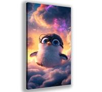 Dibujos animados Diamond Painting Adultos Redonda Diamantes Grande 90x180cm,5D Diamond Painting Kit Completo Pingüino Diseño,Pintar con Numeros Adultos Manualidades,Decoracion Hogar,Regalo Mujer,Y306Z