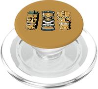 Dibujos Animados Divertidos de la Estatua de Tiki para Aquellos Que aman los Tikis PopSockets PopGrip para MagSafe
