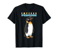 Dibujos Animados Emperador Pingüino Raza Animal Amante Lindo Pingüinos Camiseta
